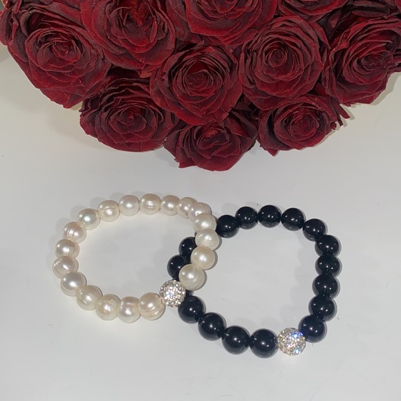 Cutured Fresh water pearls bracelts - Picture 1 of 7